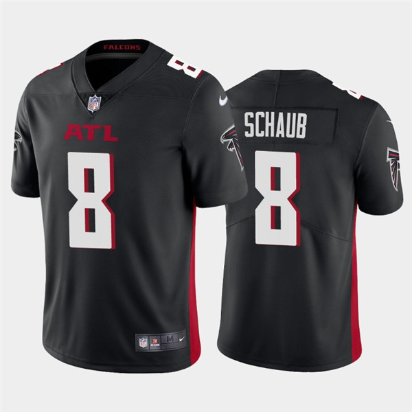 Men's Atlanta Falcons #8 Matt Schaub 2020 Black Vapor Untouchable Limited Stitched NFL Jersey